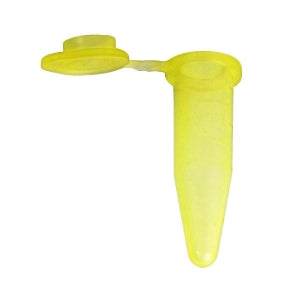 Bio Plas G-Tube Microcentrifuge Tubes - G-TUBE, 1.5ML, FLAT TOP, YELLOW - 4032