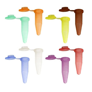 Bio Plas Flat Top Tube - TUBE, FLAT TOP, .5ML, ORANGE - 4321
