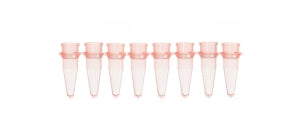 Bio Plas Thin Wall Micro Tubes - TUBE, MICRO, THIN WALL, 0.2ML, 8 TB, RED - 5010-2