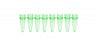 Bio Plas Thin Wall Micro Tubes - TUBE, MICRO, THIN WALL, 0.2ML, 8 TB, GREEN - 5010-5