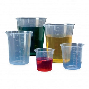 Biomedical Polymers Inc Graduated Polypropylene Beakers - DISPOSABLE BEAKER, 100ML - BMP-BK-100
