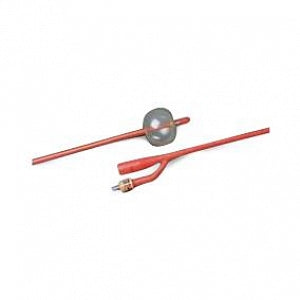 CR Bard Bardex Lubricath Foley Catheters - 2-Way Foley Catheter, 5 cc, 24 Fr - 0168L24