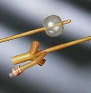 CR Bard BARDEX Lubricath Nephrostomy Foley Catheter (Edelman) - Edelmann 2-Way Foley Catheter, 16 Fr, 10 cc - 087016