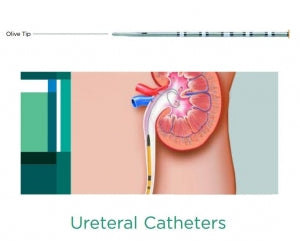 CR Bard Woven Ureteral Catheters - Ureteral Catheter, Olive Tip, 4 Fr - 136504