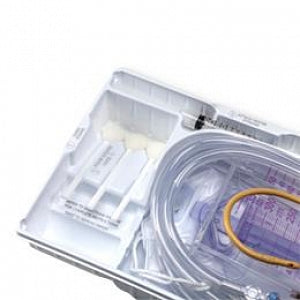 CR Bard Bardex Lubricath Foley Catheters - Lubricath Foley Catheter Tray with Drain Bag, Outer Diameter 18 Fr - A947618