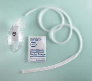 CR Bard Channel Drains - Novaplus Silicone Evacuator Kit with Grenade, 100 cc - V0070740