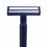 Medline Twin-Blade Disposable Facial Razors with Lubrication Strip - Disposable Facial Razors with Twin Blades and Lubrication Strip, Blue - BRN1323