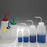 Bel-Art Wide-Mouth LDPE Color-Coded Wash Bottles - Bel-Art Wide-Mouth 500 mL (16 oz.) Polyethylene Wash Bottles, Natural Polypropylene Cap, 53 mm Closure, Pack of 6 - F11620-0500