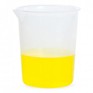 Bel-Art Graduated Griffin Low-Form Beakers - Bel-Art Graduated Griffin Low-Form 50 mL Beakers, Polypropylene, 10-mL Graduation, Pack of 12 - F26210-0000