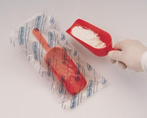 Bel-Art Sterileware Red Polystyrene Sampling Scoops - Bel-Art Sterileware Sterile Sampling Scoop, 60 mL (2 oz.), Red, Plastic, Individually Wrapped, Pack of 100 - H36902-2002
