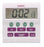 Bel-Art DURAC Digital Timers - H-B DURAC 4-Channel Electronic Timer / Clock with Certificate of Calibration, 99 hr., 59 min., 59 sec. - B61700-3300