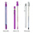 Bel-Art DURAC Plus Pocket Thermometers - H-B DURAC Plus Pocket Liquid-In-Glass Thermometer, 0 to 220° F, Closed Metal Case, Organic Liquid Fill - B60770-2000