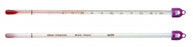 Bel-Art DURAC Dry Block / Incubator Liquid-in-Glass Thermometers - H-B DURAC Dry Block / Incubator Liquid-In-Glass Thermometer, 0 to 70° C, PFA Safety Coated, 150 mm Immersion, Organic Liquid Fill - B60810-2300