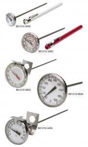 Bel-Art DURAC Bi-Metallic 25 mm Dial Thermometers - H-B DURAC Bi-Metallic Thermometer, -40 to 160° F, 25 mm Dial - B61310-2900