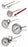Bel-Art DURAC Bi-Metallic 44 mm Dial Thermometers - H-B DURAC Bi-Metallic Thermometer, -40 to 160° F, 44 mm Dial - B61310-3600