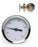 Bel-Art H-B Durac Bimetallic Surface Temperature Thermometers - 64 mm Diameter Spring Mount Bi-Metal Thermometer, 25° to 250°F - B61320-1700