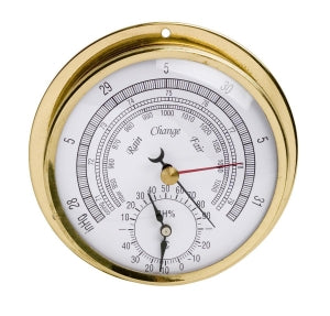 Bel-Art DURAC Barometers - H-B DURAC Thermometer-Hygrometer-Barometer, -30/50° C, 0/100% Humidity Range - B61502-0200