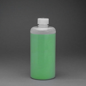 Bel-Art Precisionware Narrow-Mouth Polyethylene Bottles - Bel-Art Precisionware Narrow-Mouth 500 mL (16 oz.) High-Density Polyethylene Bottles, Polypropylene Cap, 28 mm Closure, Pack of 12 - F10620-0007