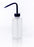 Bel-Art Narrow-Mouth Polyethylene Wash Bottles - Bel-Art Narrow-Mouth 250 mL (8 oz.) Polyethylene Wash Bottles, Blue Polypropylene Cap, 28 mm Closure, Pack of 6 - F11615-0250