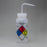 Bel-Art GHS-Labeled Safety-Vented LDPE Wash Bottles - Bel-Art GHS Labeled Safety-Vented Ethanol Wash Bottles, 500 mL (16 oz.), Polyethylene with Natural Polypropylene Cap, Pack of 4 - F12416-0019