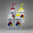 Bel-Art GHS-Labeled Safety-Vented LDPE Wash Bottles - Bel-Art GHS Labeled Safety-Vented Assorted Wash Bottles, 1000 mL (32 oz.), Polyethylene with Polypropylene Cap, Pack of 4 - F12432-0050