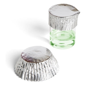 Bel-Art Foil Cover-Alls - Bel-Art Foil Cover-ALLS, 1.5" Base Dia., 1.00" H, Pack of 252 - F13200-1035
