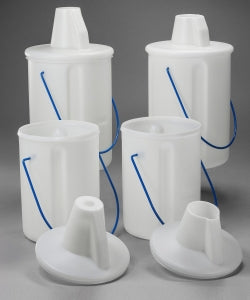 Bel-Art Polyethylene Acid / Solvent Bottle Carrier - Bel-Art Truncated Style Acid / Solvent Bottle Carrier, Holds One 4 L (1 Gal. Bottle, Polyethylene - F16960-0000