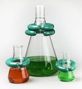 Bel-Art Vikem Vinyl Coated Flask Weights - 1 lb. C-Shape Vinyl-Coated Flask Weight. - F18308-1000