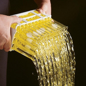 Bel-Art Products No-Wire Test Tube Racks - No-Wire Test Tube Rack for 10 to 13 mm Tubes, 90 Places, White - F18745-0000