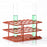 Bel-Art Products Poxygrid Half-Sized Test Tube Racks - Bel-Art Poxygrid "Half-Size" Test Tube Rack for 13 to 16 mm Tubes, 24 Places, Orange - F18788-1603