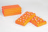 Bel-Art Products 96 Well Microcentrifuge Tube Rack - Bel-Art Microcentrifuge Tube Rack for 0.5 or 1.5 to 2.0 mL Tubes, 96 Places, Fluorescent Orange, Pack of 5 - F18845-0021