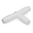 Bel-Art T-Shaped Tubing Connector - "T" Shaped Tubing Connectors for 3/8" Tubing, Polypropylene, Pack of 12 - F19606-0000