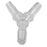Bel-Art Y-Shaped Tubing Connector - Wye (Y) Tubing Connectors for 5/16" Tubing, Polypropylene, Pack of 12 - F19615-0000