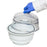 Bel-Art Space-Saver Desiccator - "Space Saver" Polycarbonate / Polypropylene Desiccator, 0.09 Cu. Ft. - F42030-0000