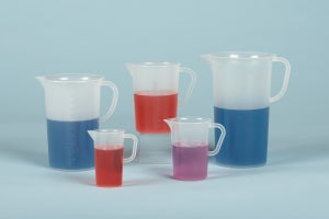 Bel-Art Tall Form Polypropylene Graduated Pitchers - 500 mL Tall Form Polypropylene Graduated Pitcher - F28990-0000