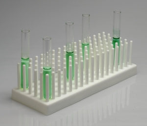 Bel-Art Products Full-View Test Tube Supports - Bel-Art Full-View Test Tube Support for 10 to 13 mm Tubes, 80 Places - H18910-0102