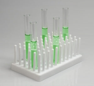 Bel-Art Products Full-View Test Tube Supports - Bel-Art Full-View Test Tube Support for 13 to 16 mm Tubes, 50 Places - H18911-0000