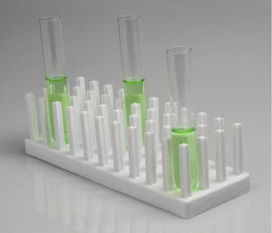 Bel-Art Products Full-View Test Tube Supports - Bel-Art Full-View Test Tube Support for 20 to 25 mm Tubes, 30 Places - H18914-0000