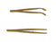 Bel-Art PTFE FEP Straight Cover Glass Forceps - Bel-Art PTFE FEP Bent Cover Glass Forceps, 4", Pack of 2 - H37942-0000