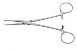 BR Surgical Rochester-Ochsner Forceps - Rochester-Oschner Straight Forceps, 8" - BR12-32020