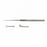 BR Surgical Buck Ear Curettes - Buck Ear Curette, Angled, Blunt, Size 2, 5-3/4" - BR44-12002