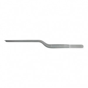 BR Surgical Jansen-Gruenwald Bayonet Dressing Forceps - Bayonet Dressing Forceps, Serrated, 6-1/2" - BR46-15416