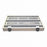 BR Surgical Microsurgical Case with Silicon Mat / Retainers - Microsurgical Case with Silicon Mat / Retainers, 10.5" x 10.5" x 1.5" - BR82-31010