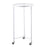 Brewer Hamper Stands - Round Linen Hamper Stand with White Powder Coat Finish, 18" - 33330