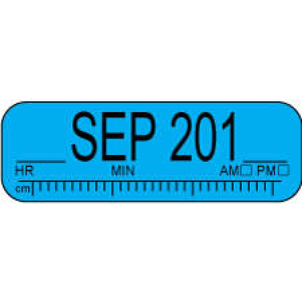 Label Paper Permanent ___Sep 201___ 1 1/2