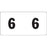 Bwd Color-Code Label Laminated Numeric Single Digit Labels1 1/2"W X 3/4"H 500/Roll