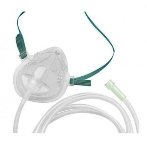 Vyaire AirLife Oxygen Masks - Pediatric Oxygen Mask, High Concentration, Rebreather, Short-Style - 001265
