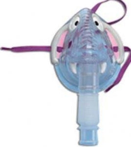 Vyaire Medical Pediatric Elephant Aerosol Masks - Aerosol Elephant Mask with Flex Tubing, Pediatric - 001276