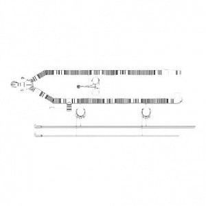 Vyaire Dual-Limb Ventilator Circuits - Dual-Limb Ventilator Circuit for MR600/700, with Two 72" Flexible Corrugated Tubes, Ported Patient "Y" with Port Plugs, Elbow Connector, Angled Temp Port with Plug, Tube Hanger - 0Y1778