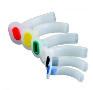 Cardinal Health Nonsterile Guedel Airways - Disposable Guedel Airway with Color Code, 60 mm - 122760A